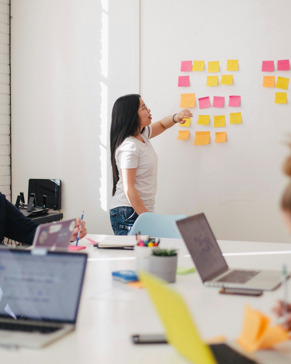 Amplixion team working on a marketing strategy